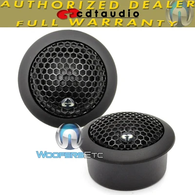 CDT AUDIO DRT-26 1" MODULAR SILK SOFT DOME TWEETERS  AUDIOPHILE GRADE NEW - Image 1 of 3