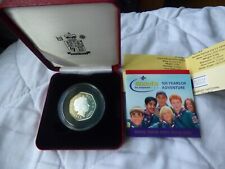 2007 PROOF SILVER 50P COIN + CERTIFICATE. SCOUTS ISSUE, UK FIFTY PENCE PIECE.