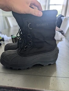 Sorel Cumberland schwarze wasserdichte isolierte Stiefel NL1100-010 Damengröße 9,5 - Bild 1 von 9