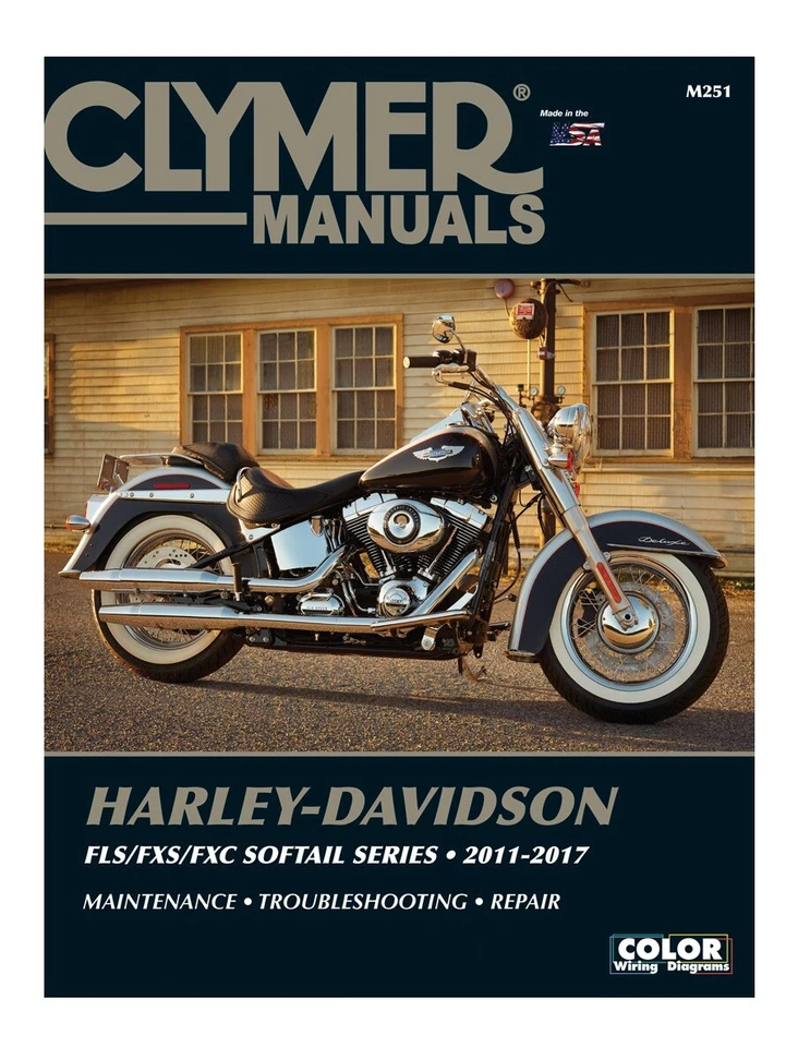 Manual de reparación/servicio Clymer '11-17 Harley-Davidson FLS/FXS/FXC Softail (CM251) Foto 1 de 1