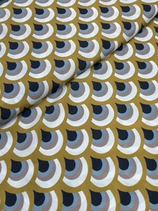 ✅Printed Dress Fabric Retro Crepe Super Soft Smooth Skirts Lining Furnish - Picture 1 of 3