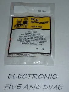 ECG8115 THERMAL FUSE 117*C - Picture 1 of 1