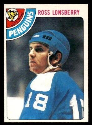 1978 OPC O-Pee-Chee Hockey #186 Ross Lonsberry NM - Image 1 of 2