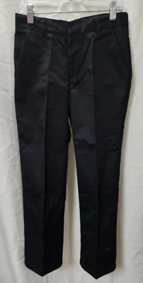 French Toast 男孩可调腰休闲版型斜纹裤,黑色,10 码 — 第 1/4 张图片