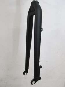 Heli-Bikes 450 horquilla de aluminio Disc PM 2022 450mm 1080g negro mate Cross Trekking 28" - Imagen 1 de 7
