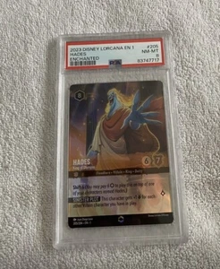 2023 Disney Lorcana First Chapter Hades King Of Olympus Enchanted SP #205 PSA 8 - Bild 1 von 2