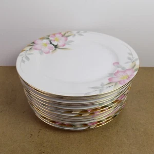 12 Noritake Azalea Dinner Plates Vintage Japan - Picture 1 of 3
