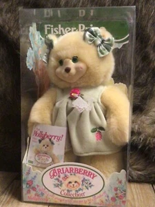Briarberry Collection MOLLYBERRY Bear Fisher Price1998 Stuffed Teddy Bear NIB - Picture 1 of 6
