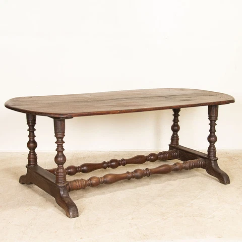 Antique Narra Wood Spanish Colonial Dining Table Cover