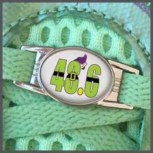 RunDisney Dopey Challenge 48.6 with Hat Shoelace Shoe Charm or Zipper Pull - Picture 1 of 3