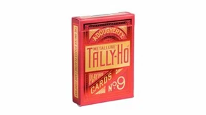 Tally-Ho Red (Circle) MetalLuxe Playing Cards by US Playing Cards, Collectable - Picture 1 of 6