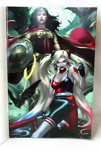 DC vs Vampires #1 Exclusive Ejikure Wonder Woman Harley Quinn GITD Variant VF - Picture 1 of 5