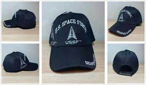 Cappellino ufficiale US Air Force con licenza logo Space Force con ombra nero - Foto 1 di 6