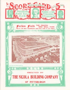 1909 World Series Scorecard ~ Limited Edition REPRODUCTION ~ DETROIT @ PITTSBURG - Picture 1 of 8
