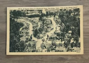 Oak Ridge Tennessee Aerial View Residential Area City Of The Atomic Bomb - Picture 1 of 2