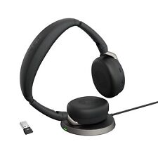 Jabra Evolve2 65 Flex - Wireless Stereo Headset with Bluetooth, Noise-cancelling
