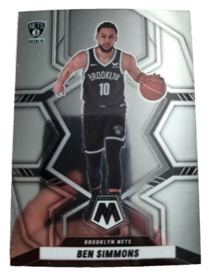 2022 Panini Mosaic Ben Simmons Brooklyn Nets #9 NBA Basketball Card (I1 - Image 1 of 2