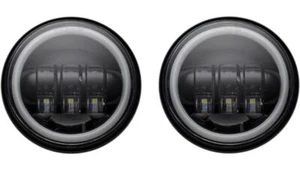 Custom Dynamics 4.5" Passing Lamps w/ Halo Harley & Indian Touring 05-20 - Picture 1 of 1