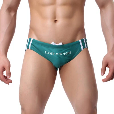 Herren Badehose Shorts Bademode Sommer Beachwear Kordelzug Baden Bikini Slip - Bild 1 von 4