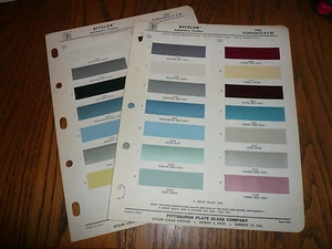 1962 1964 Oldsmobile Ditzler PPG Color Chip Paint Sample - Two Years One Price - Picture 1 of 1