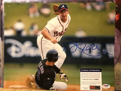 BRET BOONE Signed Autograph Auto 11x14 Photo Picture Atlanta Braves PSA/DNA COA - Image 1 of 3