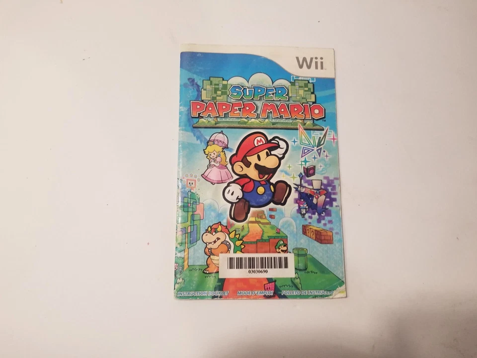 Manual Only - Super Paper Mario (Nintendo WII) - Image 1 of 1
