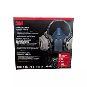 Respiratore riutilizzabile 3M P95/OV Advanced Comfort 7512 - Foto 1 di 6