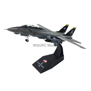 Nuevo modelo de avión gris fundido a presión de metal + plástico escala 1:100 US F-14A VF-103 - Imagen 1 de 20