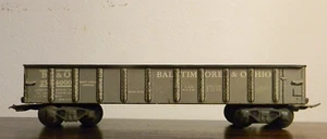 MARX 7" Gondola ~ BALTIMORE & OHIO~ Type-B Wheelsets Rd# 254000 - O-27 -H - Picture 1 of 10