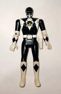 FIGURA ARTICULADA POWER RANGERS ZACH BLACK RANGER BANDAI 1993 - Imagen 1 de 5