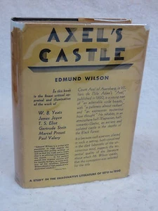 Edmund Wilson  AXEL'S CASTLE Charles Scribner's  1936  HC/DJ - Picture 1 of 8