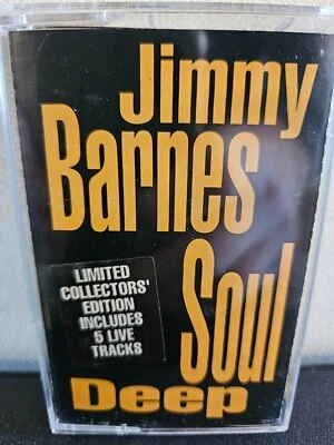 JIMMY BARNES Soul Deep 1991 +5 CASSETTE TAPE COLLECTORS' EDTN GOLD CASSETTE - Image 1 of 4