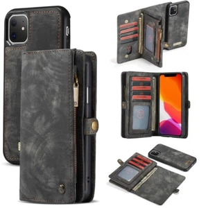 CaseMe Leather Flip Card Wallet Phone Case Cover For iPhone 15 14 13 12 11 Pro - Zdjęcie 1 z 16
