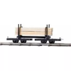Busch 12221 Drehgestell-Rungenwagen H0f + Neu - Bild 1 von 1