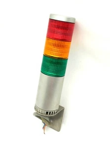 Patlite LES-UFBW Stellwerk, rot amber grün, 24VAC/DC *Lautstärkehebel defekt* - Bild 1 von 7