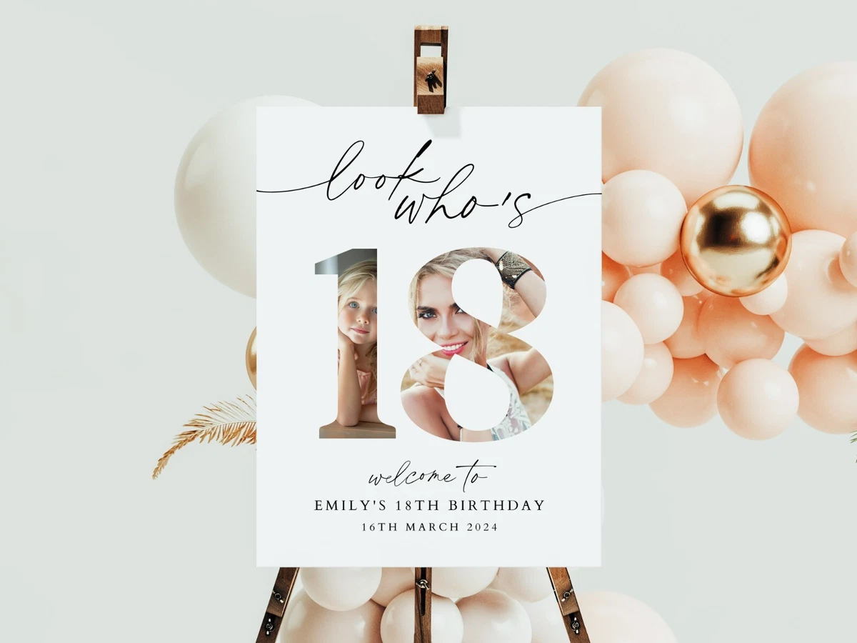 Cartel De Feliz Cumpleaños - Letras De Aluminio 16 - Globos