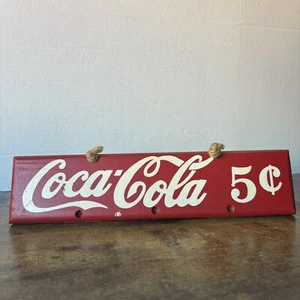 Vintage Wooden Hangable Coca Cola Coat Rack - No Knobs - Gatlinburg, TN 1997 - Picture 1 of 12