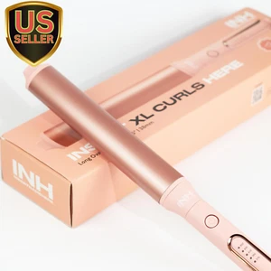 Hair Extra Long Oval Barrel Curling Iron with Tourmaline Ceramic Wand & Ionic Te - Picture 1 of 6