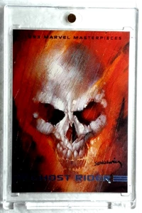 1993 Marvel Masterpieces Card 13 GHOST RIDER. Free New Top Loader. - Picture 1 of 3