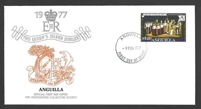 1977 Anguilla Postage - $1.20 - QUEEN ELIZABETH SILVER JUBILEE - FDC - ABQD - Image 1 of 4