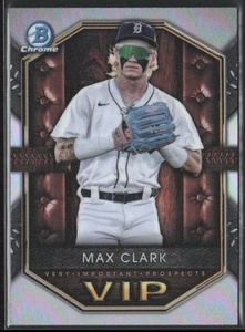 Bowman #VIP-10 2025 Max Clark perspectivas muy importantes Tigres de Detroit - Imagen 1 de 2
