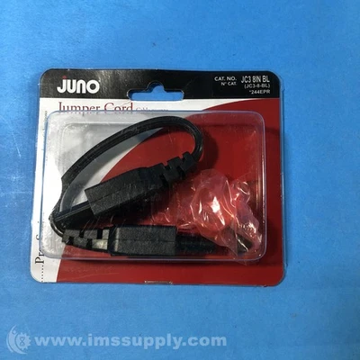 Juno Lighting JC3 8IN BL 8" Jumper Cord FNFP - Image 1 of 4