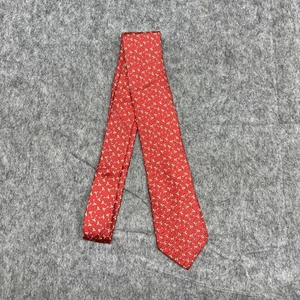 Jos A Bank 1905 Krawatte Herren rot Seide Martini Cocktail Glas Neuheit Krawatte adrett - Bild 1 von 14