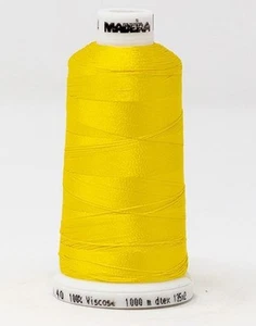 Madeira Classic Rayon 40, #1124 BUTTERCUP 1000m Embroidery Thread - Picture 1 of 1