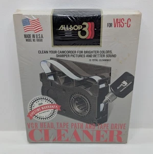 Vintage ALLSOP VHS-C Reiniger für Camcorder Made in USA Neu Versiegelt - Bild 1 von 6