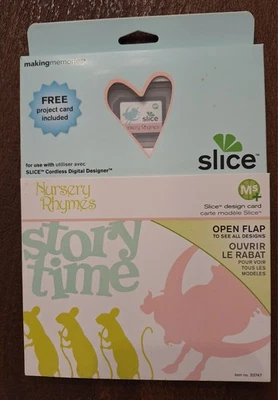 Slice Making Memories Nursery Rhymes Design Card for Cordless Design Cutter-NEW - Image 1 of 2