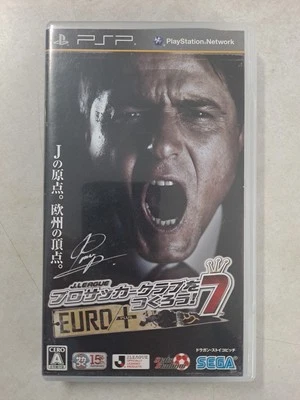 J-League Pro Soccer Club o Tsukurou! 7 Euro Plus PSP Japan Import US Seller - Image 1 of 3