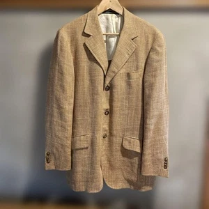 Chaqueta a medida ETRO beige talla 48 de Japón - Imagen 1 de 24
