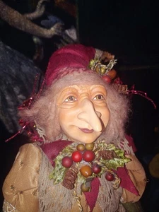Rare Katherine's Collection Wayne Kleski Woodland Autumn Fairy Doll ~Spirited~ - Picture 1 of 7