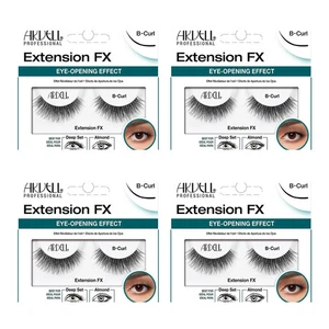 Pestañas Ardell Professional Extension FX B-Curl. Suave como la seda. 1 par. Pack de 4 - Imagen 1 de 2